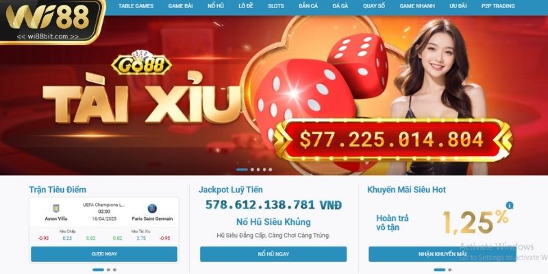 Điều kiện thực hiện giao dịch rút tiền Wi88