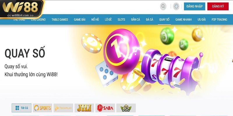 Khám phá sảnh quay số hấp dẫn tại nhà cái