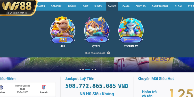 Những sản phẩm cá cược hay nhất tại Wi88