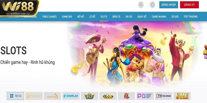 Sảnh Slots được ưa chuộng nhất hiện nay