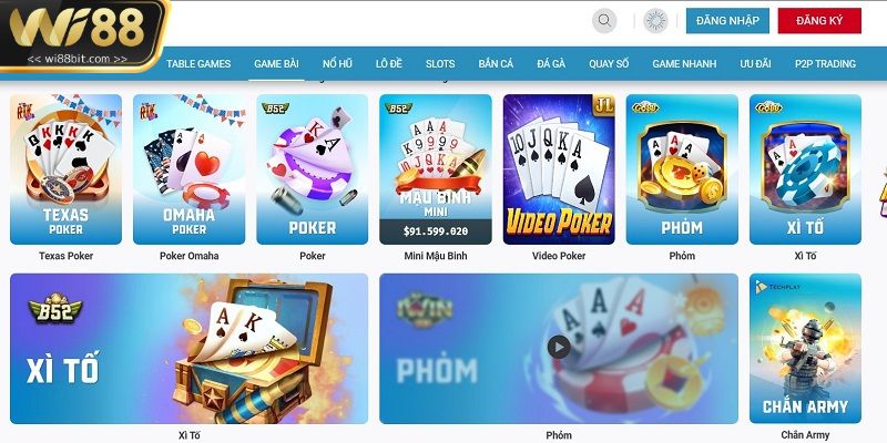 Sức hút của sảnh game bài yêu thích